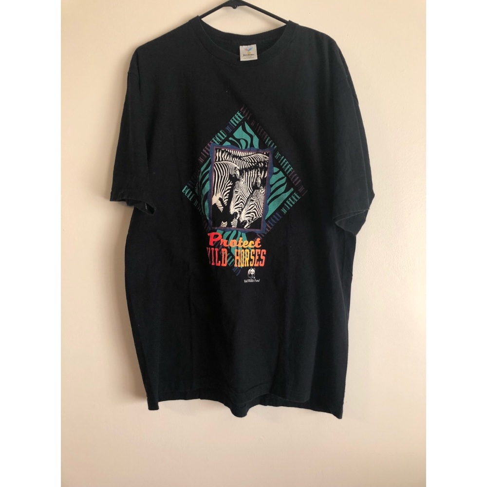 1991 WWF Protect Wild Horses Tee Shirt Men’s XL